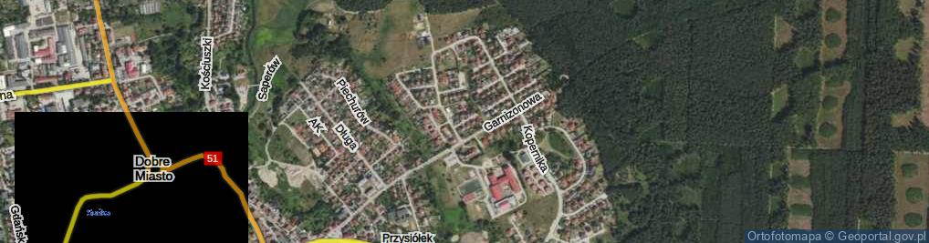 Zdjęcie satelitarne Reja Mikołaja ul.